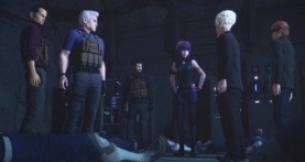 Призрак в доспехах: Синдром одиночки 2045 1 сезон 6 серия